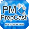 logo of most popular pmp online training course - PM PrepCast